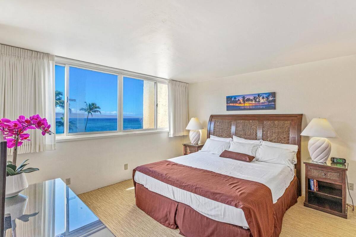 Stunning 1 Bedroom With Ocean And Island Views ~ Sleeps 4 ~ Royal Kahana 514 Extérieur photo